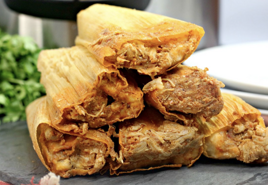 Pulled Organic Chicken Non Gmo Tamales