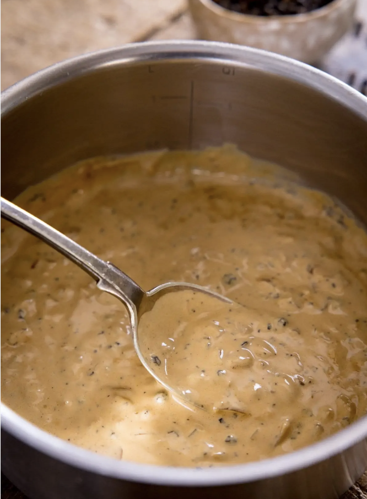 Shallot White Wine Cream Pan Sauce ( For Poultry or Pork)